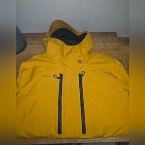 Men's Gortex Yellow Volcom Jacket